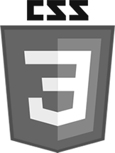 logo CSS3 gris